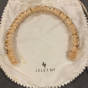 Lelet NY Muppet Pearl and Crystal Wide Crown